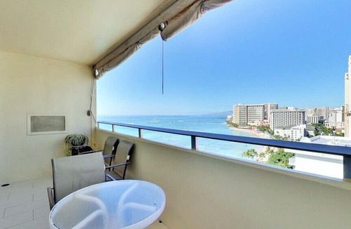 Waikiki Condo | Large 1BR/1BA with SPACIOUS Lanai! Right by Waikiki Beach!
