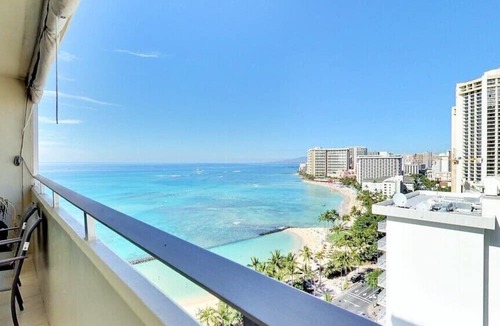 Waikiki Condo | Large 1BR/1BA with SPACIOUS Lanai! Right by Waikiki Beach!