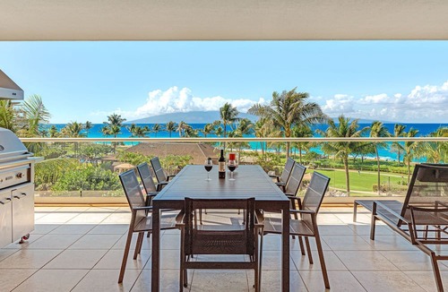 Honokowai Condo | Maui Resort Rentals: Honua Kai Konea 401 – Crown Jewel Oceanfront 2BR, Sweeping Ocean Views w/B.B.Q on Balcony
