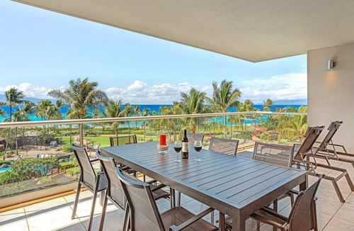 Honokowai Condo | Maui Resort Rentals: Honua Kai Konea 401 – Crown Jewel Oceanfront 2BR, Sweeping Ocean Views w/B.B.Q on Balcony