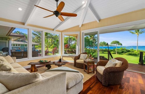 Anahola House | Luxe Beachfront Anahola with A/C