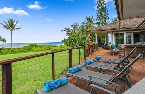 Anahola House | Luxe Beachfront Anahola with A/C