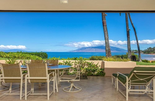 Wailea Condo | Makena Surf E103 | Ground-Floor Oceanfront Front-Row with Direct Beach Access