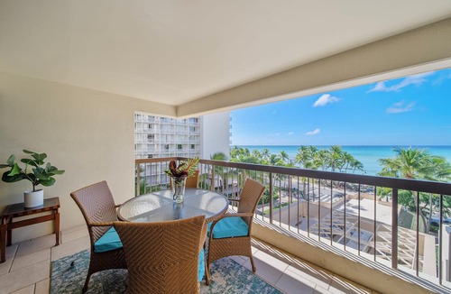 Waikiki Condo | Aston Waikīkī Beach Tower by Gather 2BR Condo w/Oceanview, Pool & Lanai