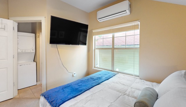 Updated dog-friendly condo with open-layout and central AC - near local trails