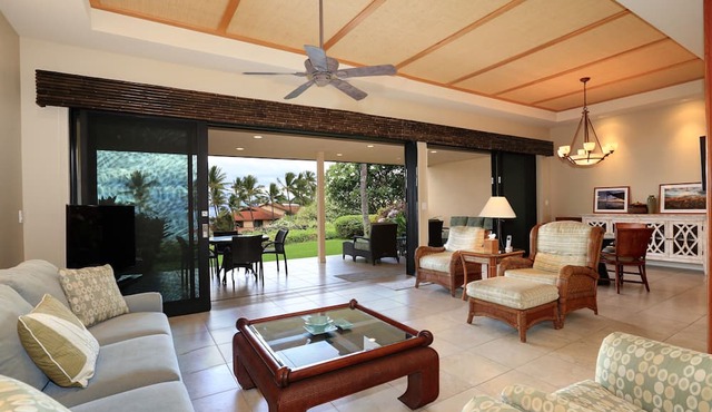 Relax in luxury at Makena Surf #C-106, a 2-bedroom ocean-view condo in beautiful Makena.