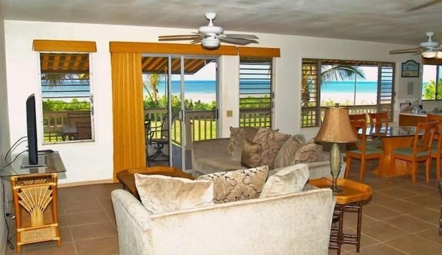 True Beach-Front House on Kauai's Westside, in Historic Waimea - TVNCU #1126