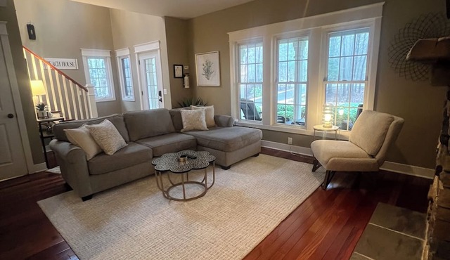 Beautiful home in Picturesque setting just steps from Lake Michigan!