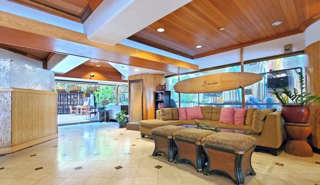 ❃Bamboo❃ 10ᵗʰ Floor Deluxe studio overlooking Palm trees & Lucious Pool⁕Spa Area