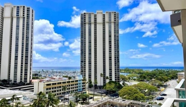 Ala Moana Hotel @10FL R4 Studio - Partial Ocean 2beds4person
