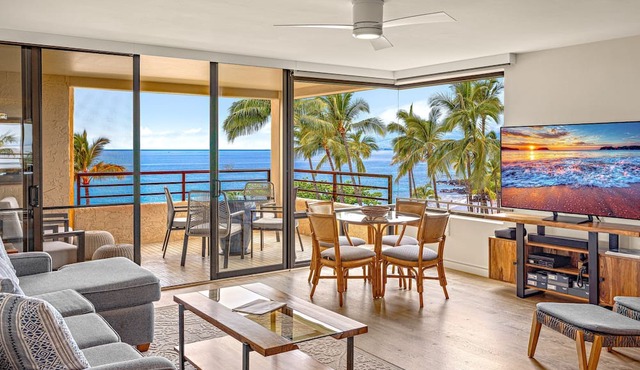 Maui Resort Rentals: Polo Beach Club 608 – Luxurious 6th-Floor Oceanfront 2BR w/Stunning Ocean Views!